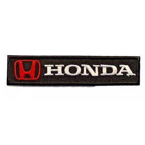 Honda Racing Motorsports Red Black Logo 5in Patch Iron / Sew-On